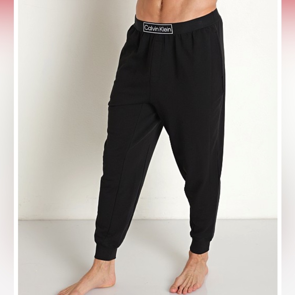 Calvin Klein Reimagined Heritage Sleep-ware Jogger, black size Large mens